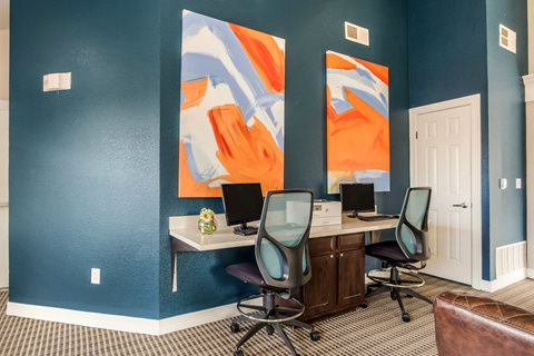 Clubhouse Interior at Greensview Apartments in Aurora, Colorado, CO